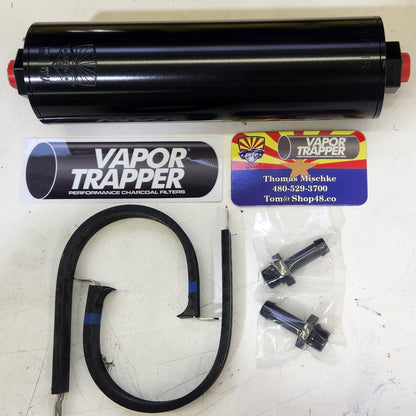 "Vapor Trapper" Universal Charcoal Fuel Vapor Canister