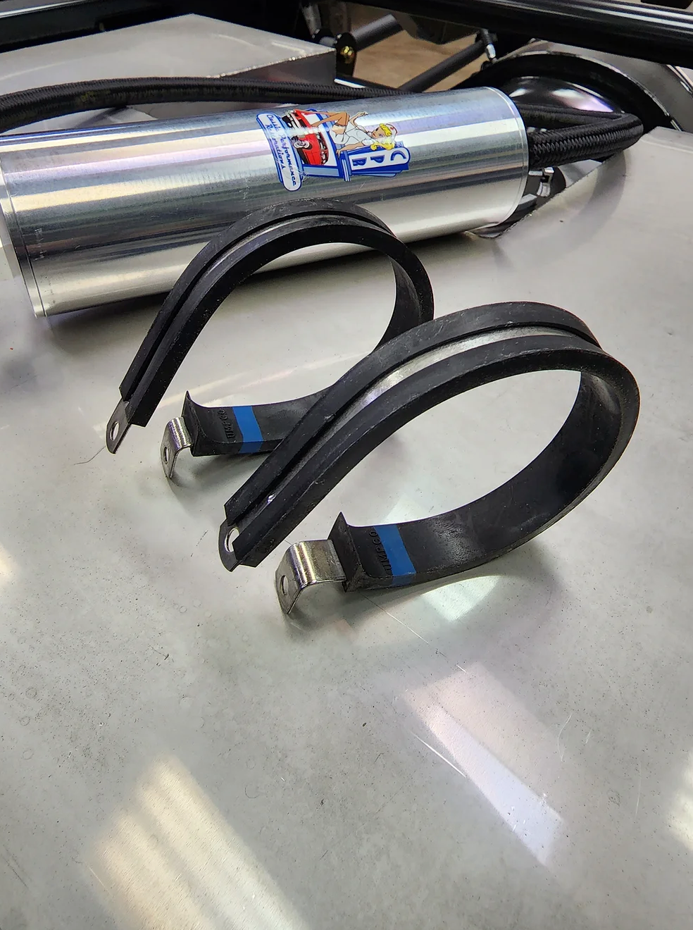 Vibration Dampening Loom Clamp - Dell Clamp - 2 1/2 inch (2 pack)