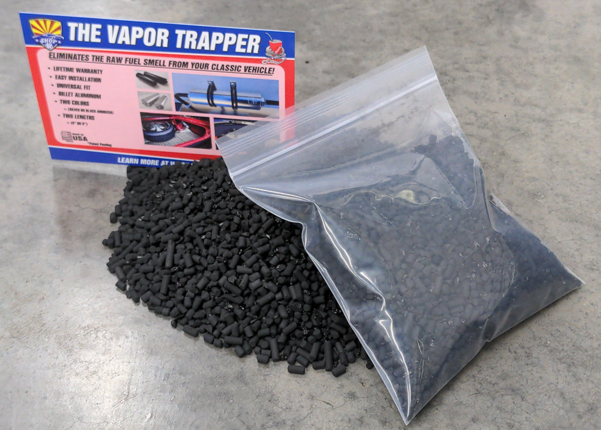 A refill of charcoal