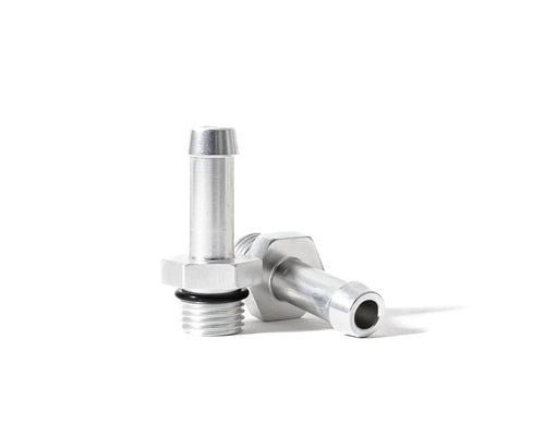 -6 ORB to barb fitting for Vapor Trapper canister mounted on fuel system