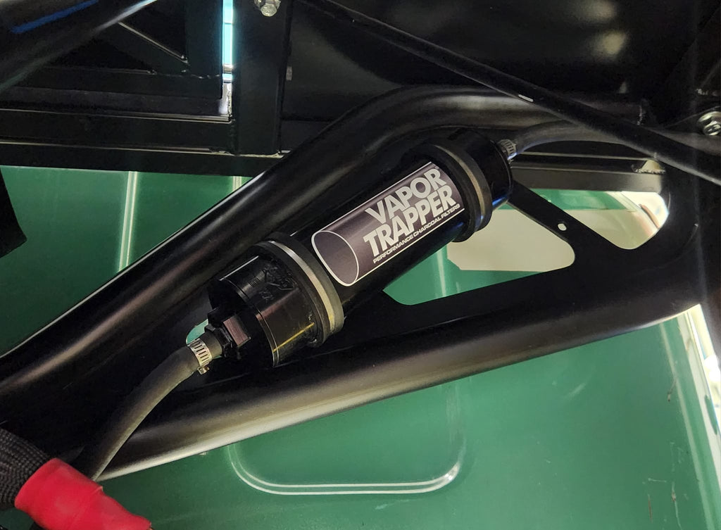 Vapor Trapper billet aluminum charcoal fuel vapor canister - product view 10