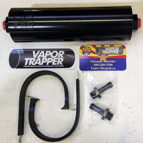 Vapor Trapper combo install kit with canister and mounting hardware - product view 7