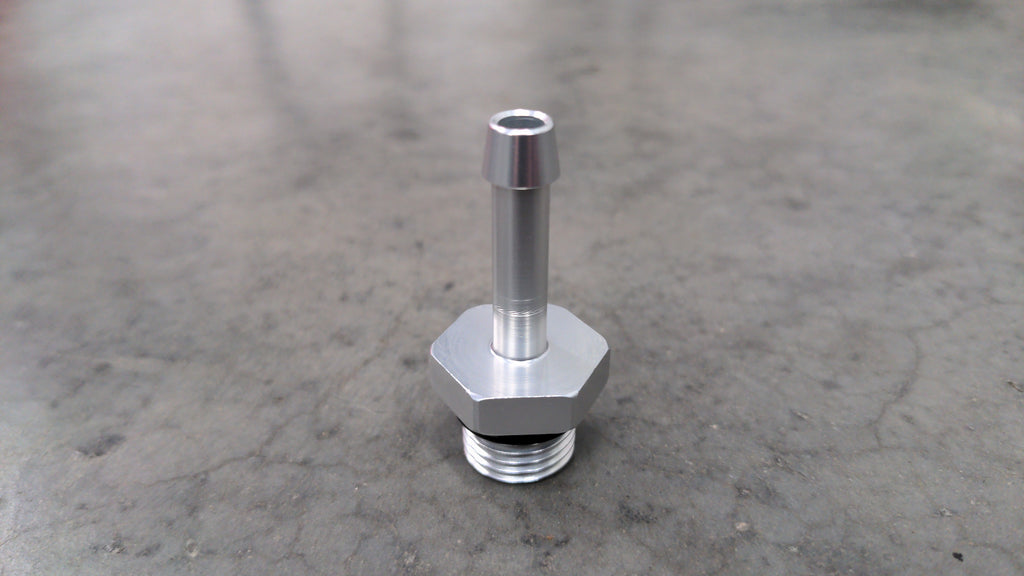-6 ORB to barb fitting for Vapor Trapper canister - product view 4