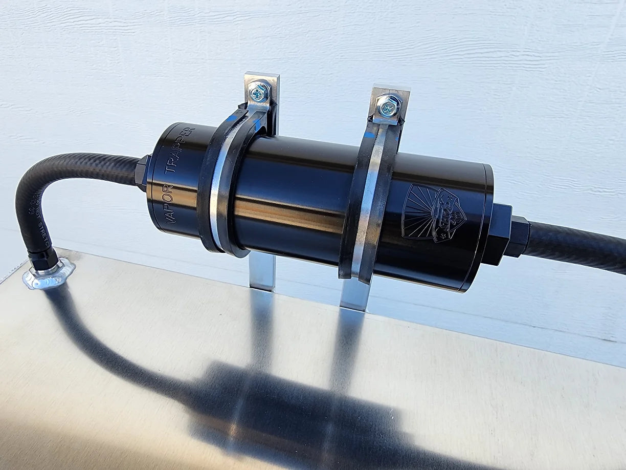 Vapor Trapper billet aluminum charcoal fuel vapor canister - product view 8