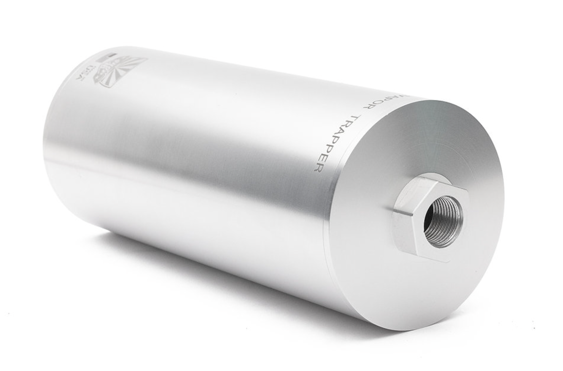 High Capacity Vapor Trapper™ — 8" Billet Aluminum Charcoal Canister