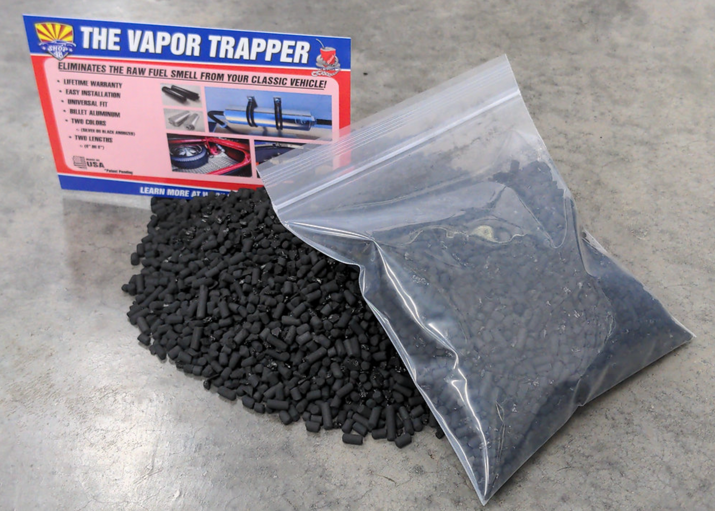 Charcoal Media Refill Kit for Vapor Trapper