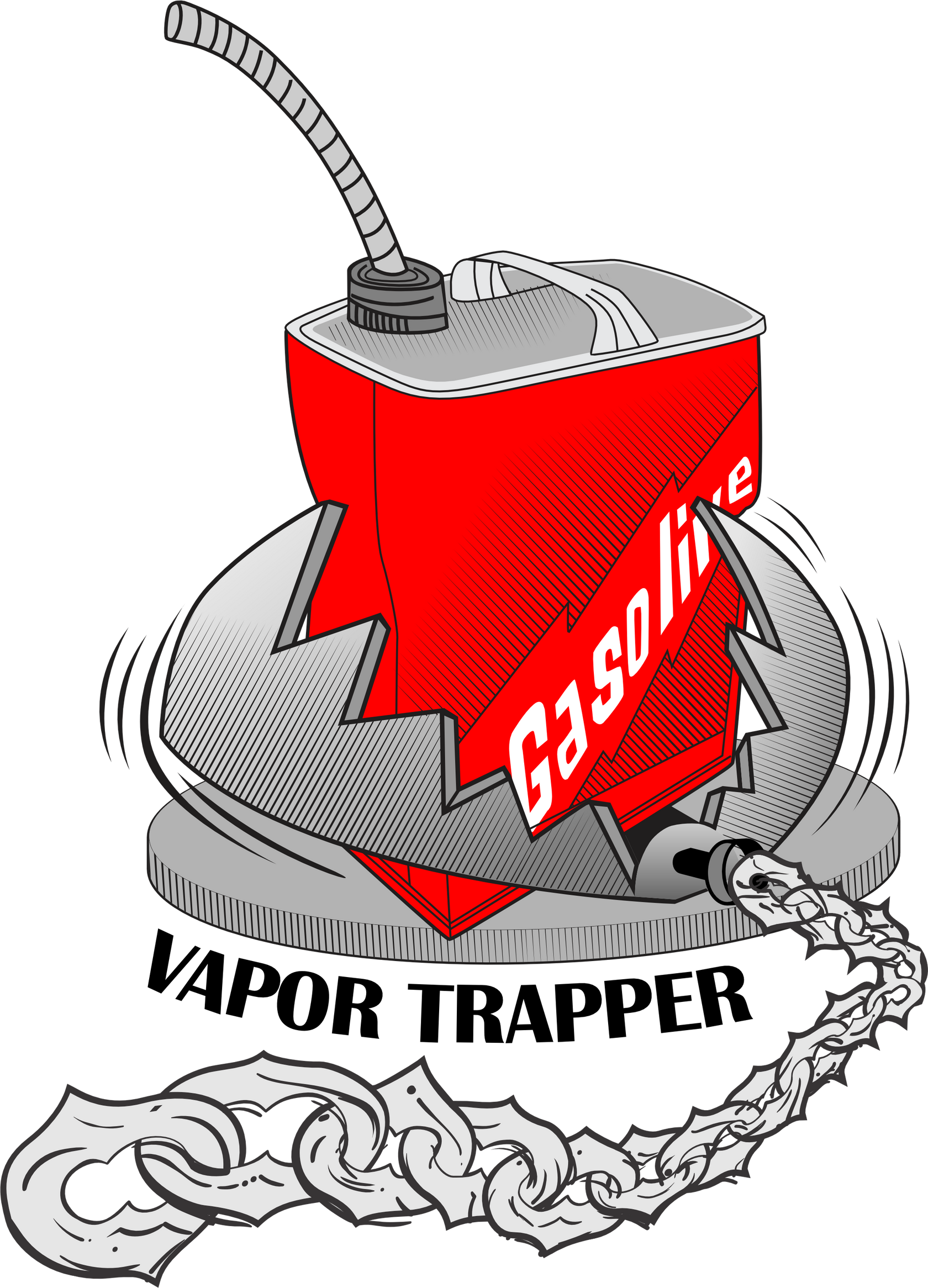 "Vapor Trapper" Universal Charcoal Fuel Vapor Canister